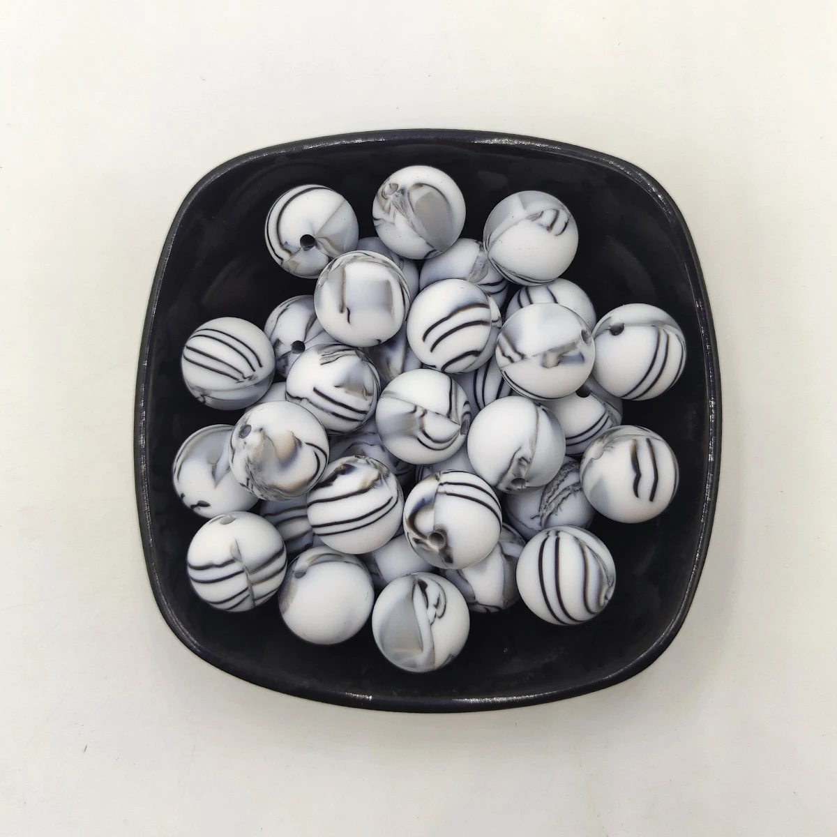 100 قطعة الغذاء الصف جولة سيليكون الخرز 15 مللي متر الطفل التسنين قلادة لعبة DIY بها بنفسك مصاصة سلسلة الرعاية الطفل عضاضة المنتج BPA الحرة