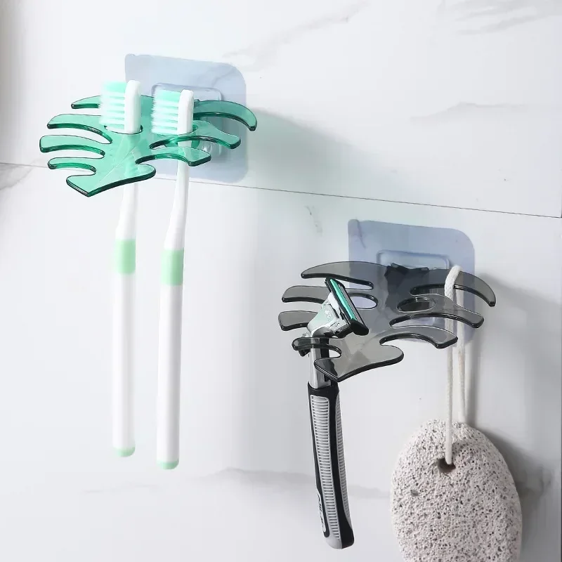 1Pcs Toothpaste Holder  Tube Squeezer Punch-Free Wall-mounted Rack Hook Bathroom Wall Storage  for Home