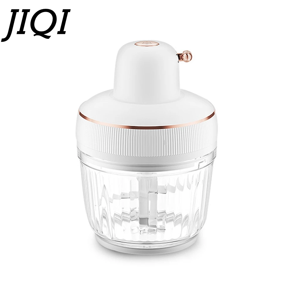 JIQI 2 gear Household Meat Mincer Electric Spice Garlic Grinder 2L Food Processor Vegetable Chopper Automatic Mincing Machine