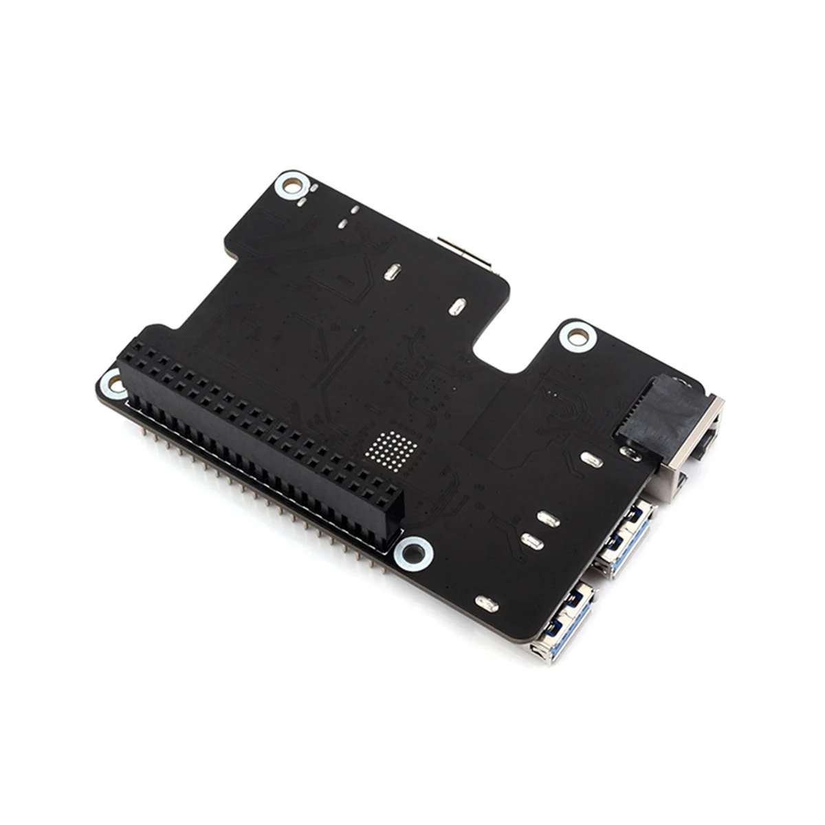 

New For Raspberry Pi 5 Expansion Card PCIe to Gigabit Ethernet and USB 3.2 Gen1 HAT+ Expansion Card for PI5