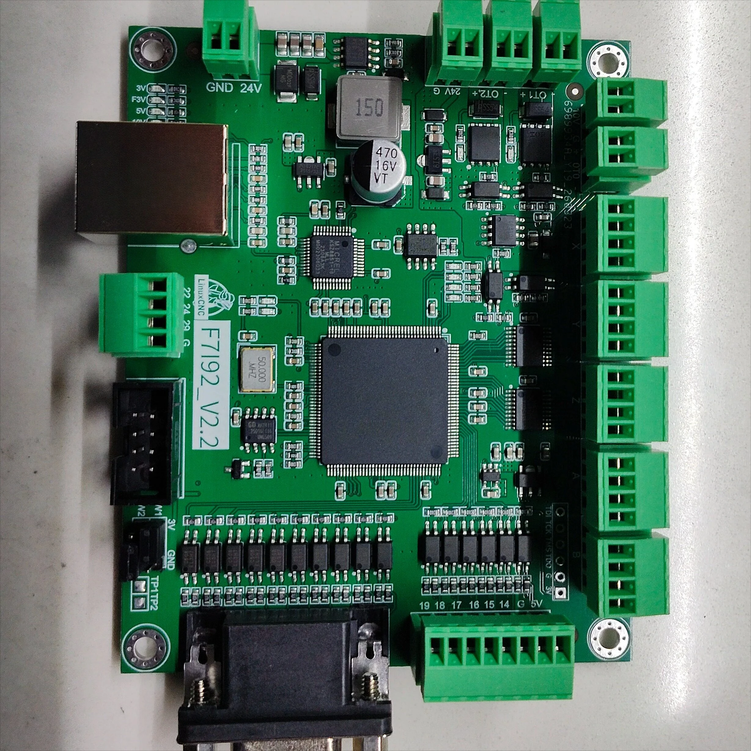 LinuxCNC Controller Board F7I92 CNC Interface Card MACH3 Motion Control System 6 Axis Stepper Motor Driver for Engraving Machine