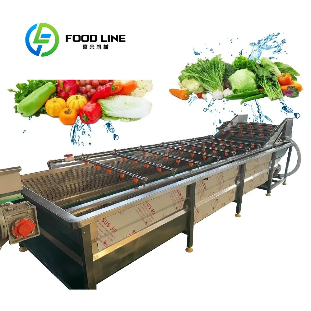 

Fruit Washing Machine With Ozone House Vegetable Washer Conveyor Belt Food Washer Machine