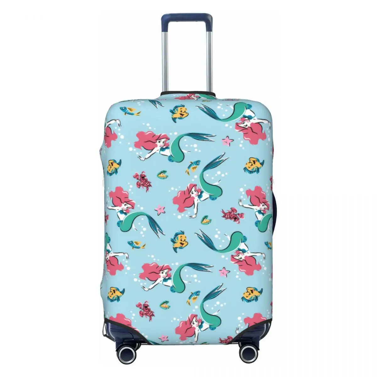 

Защитный чехол для чемодана с мультяшным рисунком M-Mermaides Manga Comic, забавные мультяшные чехлы для дорожных чемоданов 18-32 дюйма