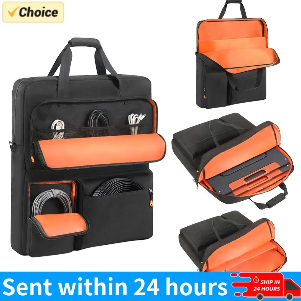 

Solar Panel Storage Case Bag Double-Layer Solar Panel Storage Bag Padded Travel Solar Panel Shoulder Bag for Jackery SolarSaga