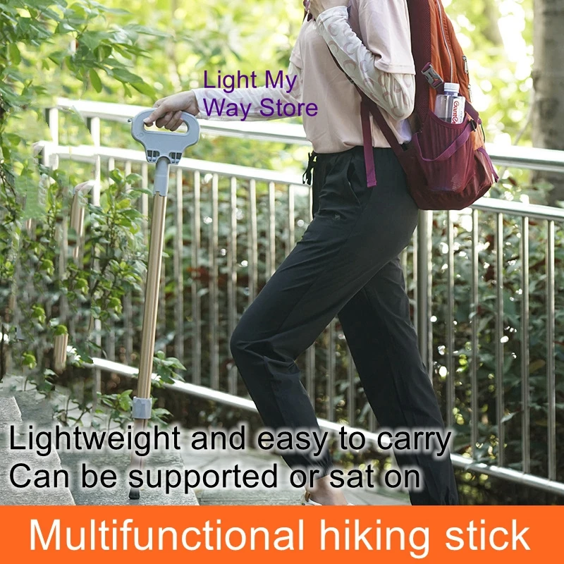 Crutches for the elderly non-slip lightweight support cane stool for the elderly eight cane column staff hand crutch