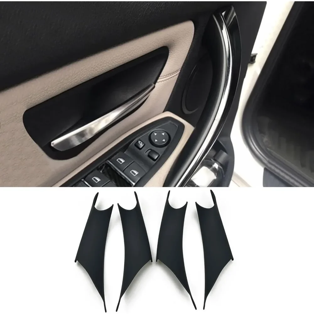 4 Stück Innentürgriffabdeckung für BMW 3 4er F30 F32 2012–2019, einfache Installation links rechts, Autotürgriff