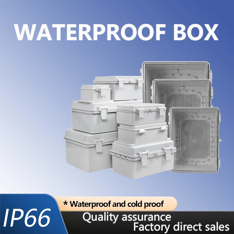 IP66 waterproof grade outdoor waterproof box distribution box waterproof junction box industrial electronic housing