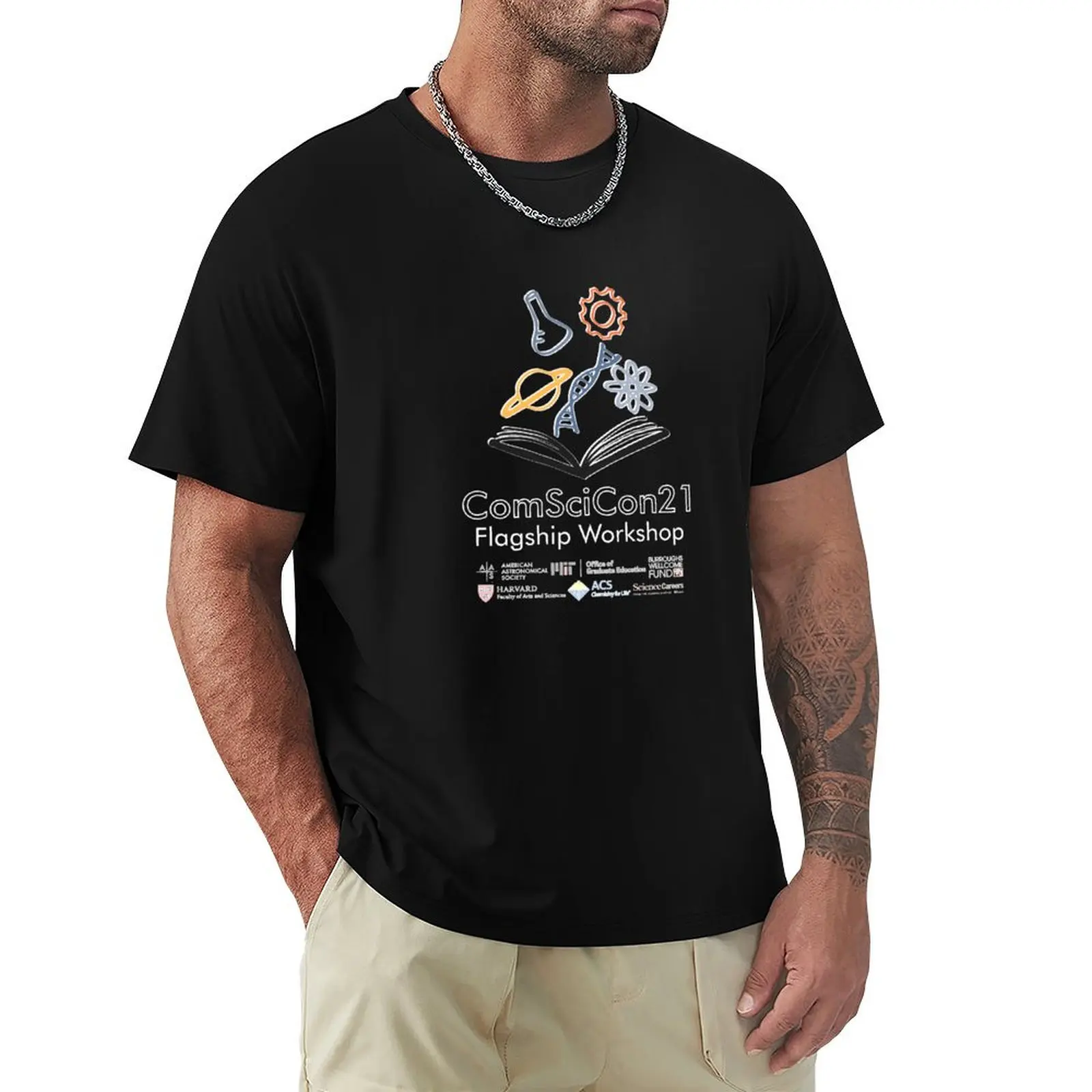 

ComSciCon21 T-Shirt Dark T-Shirt cotton graphic tees Luxury man men t shirts
