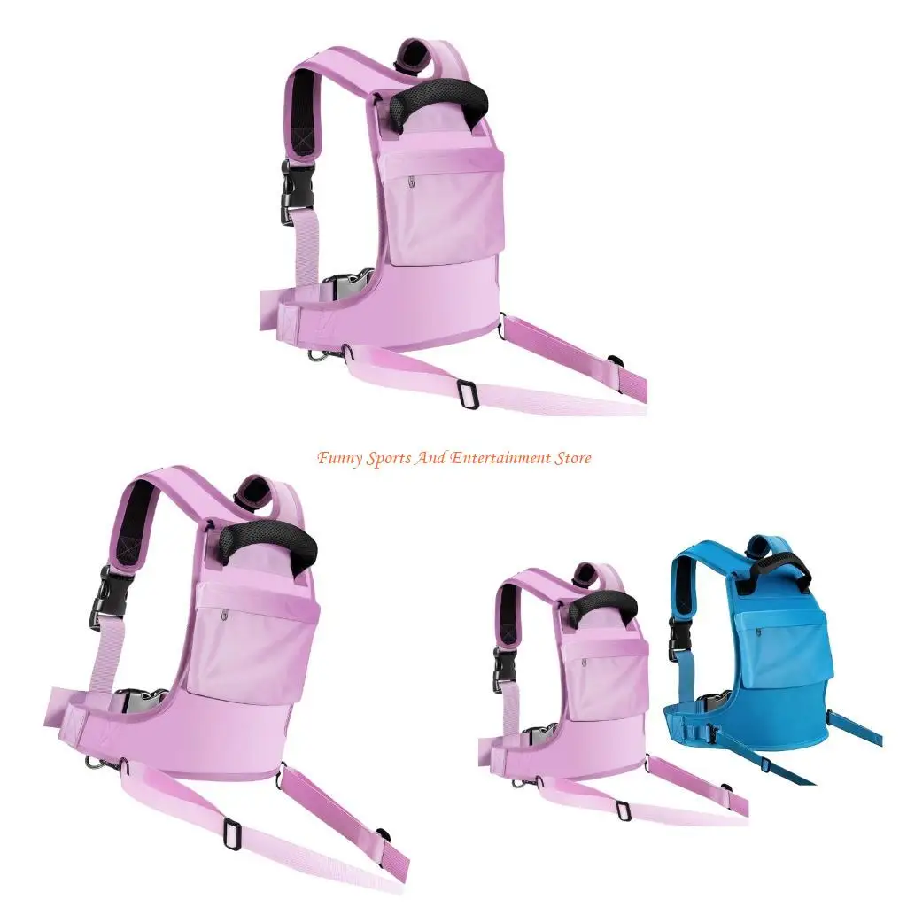 

C4DE 15L Capacity Lightweight Integrated Ski Training Harness Backpack for Children