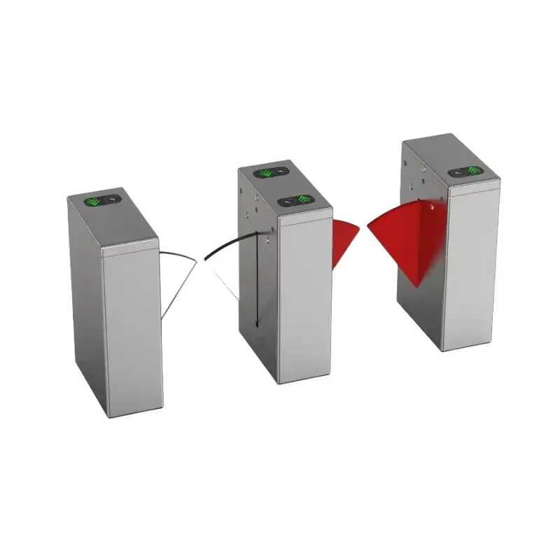 Public Ip65 Subway Access Control Barrier Gate Face Recognition Speed Swing Flap Turnstile