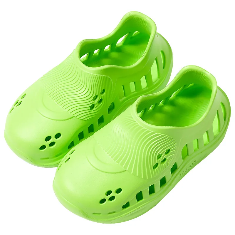 Cheerful Mario Summer Sandals for Kids Boys Girls Solid color non-slip casual shoes for kids