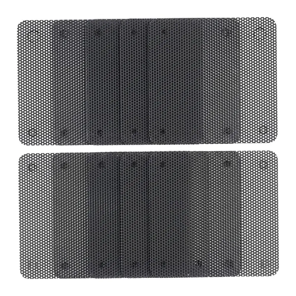 10PCS 120mmx120mm PC Dust Filter Ultra Fine Mesh PVC Material Computer Fan Cover Black PC Cooler Fan Filter Computer Chassis