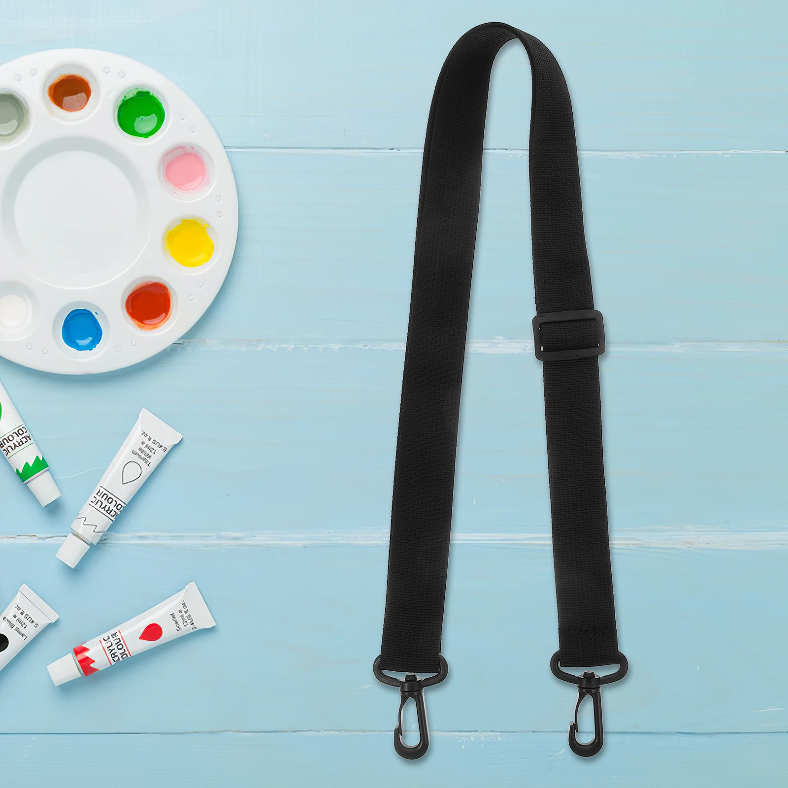 حزام كتف قابل للتعديل لأنابيب الملصق 3x130 سنتيمتر Crossbody حمل حزام هوك كليب قابل للسحب أنبوب فني متعدد الاستخدامات