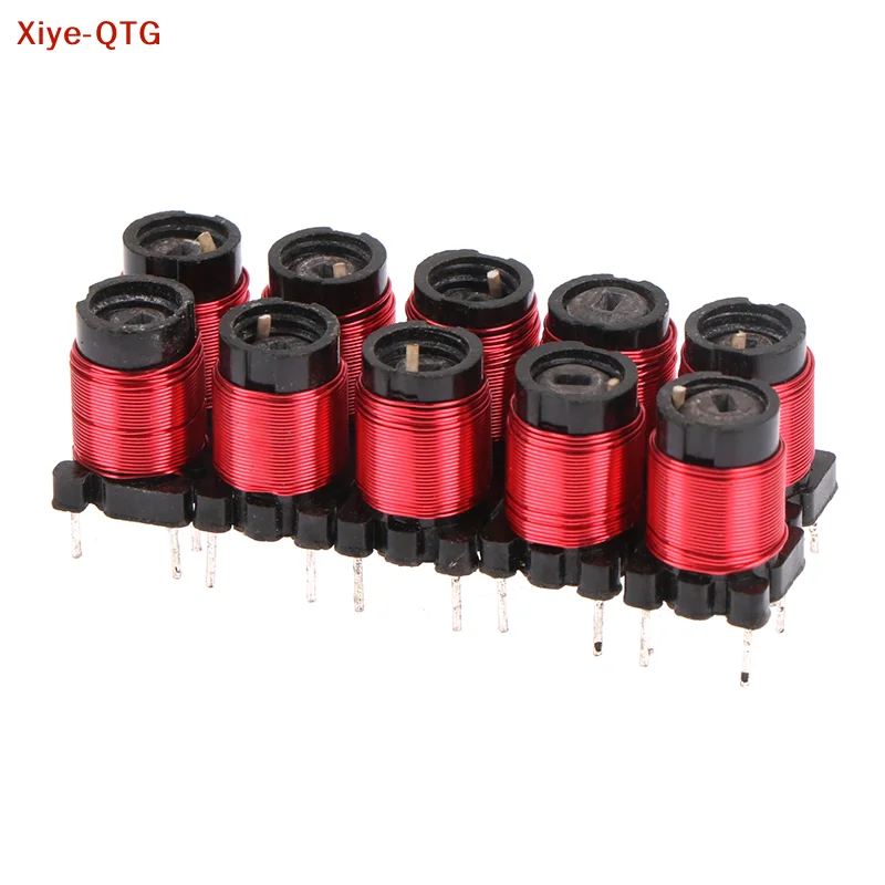 NEW 10pcs 50T 13uh-34uH Adjustable High-Frequency Ferrite Core Inductor Adjustable High Frequency Ferrite Core Coils