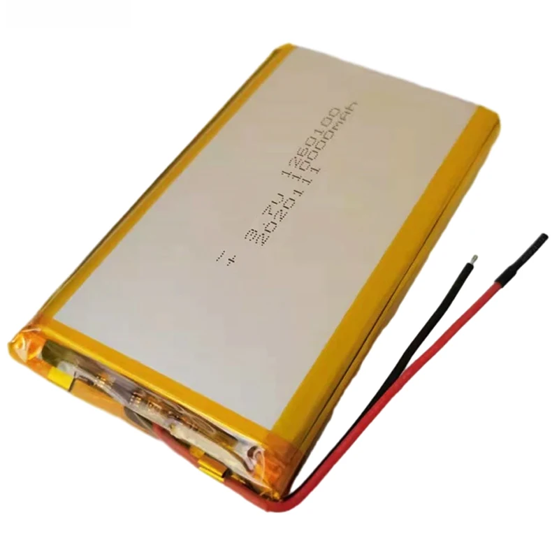 High Capacity 1260100 3.7V Rechargeable 10000mah li-po 1160110 Battery Cell For Power Bank Lithium Polymer batteries