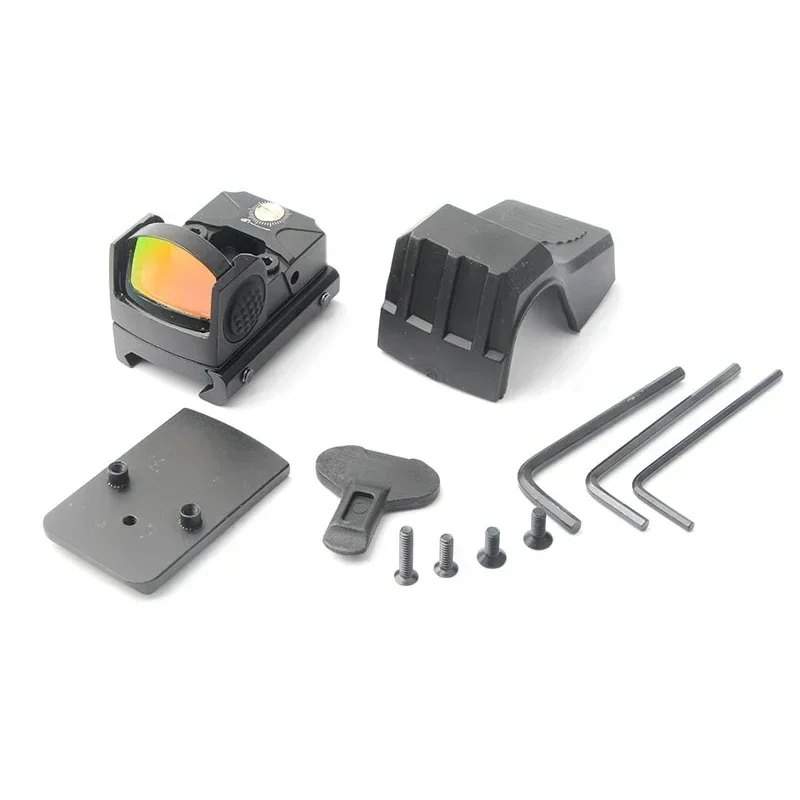 RMR 2MOA Reflex Low Power Red Dot Sight Shake Awake Optic Sight für Gewehre, Pistolen, Schrotflinten, 20 mm Schiene, stoßfest, 1000 g