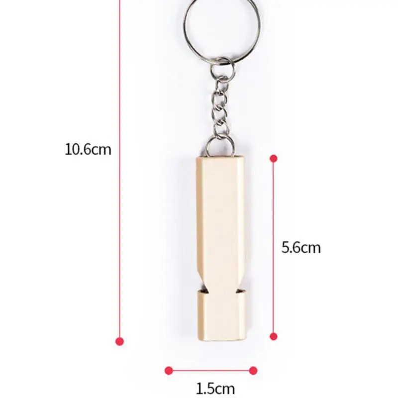 Double Tube High Decibel Whistles Keychain Portable Outdoor Survival Emergency Camping Tool Multifunction Lifeguard Whistle 호루라기