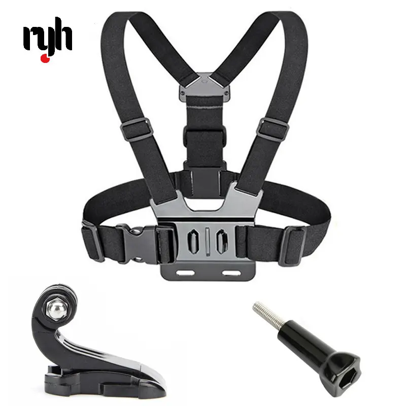 Chest Strap Mount Chest Mount Harness for Hero 10 9 5 4 SJCAM SJ6000 8000 Xiaomi Yi Osmo 360 Sports Action Camera Accessories