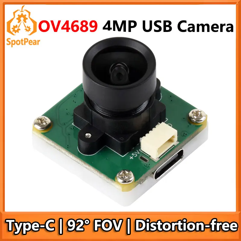 Raspberry Pi USB Camera 4MP OV4689 Distortion-Free For Jeston RDK