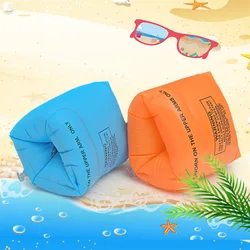 Double Airbag Safety Swim Arm Floats Thickened Inflatable Swimming Sleeve with Dual Chambers Infant Toddler Floating Ring