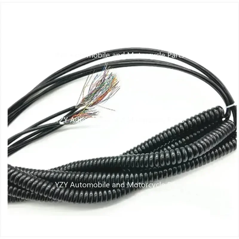 Wholesale 12 15 16 17 18 19 21  Cores Spring Spiral Cable Coiled Cable for CNC Handheld Encoder Manual Pulse Generator MPG