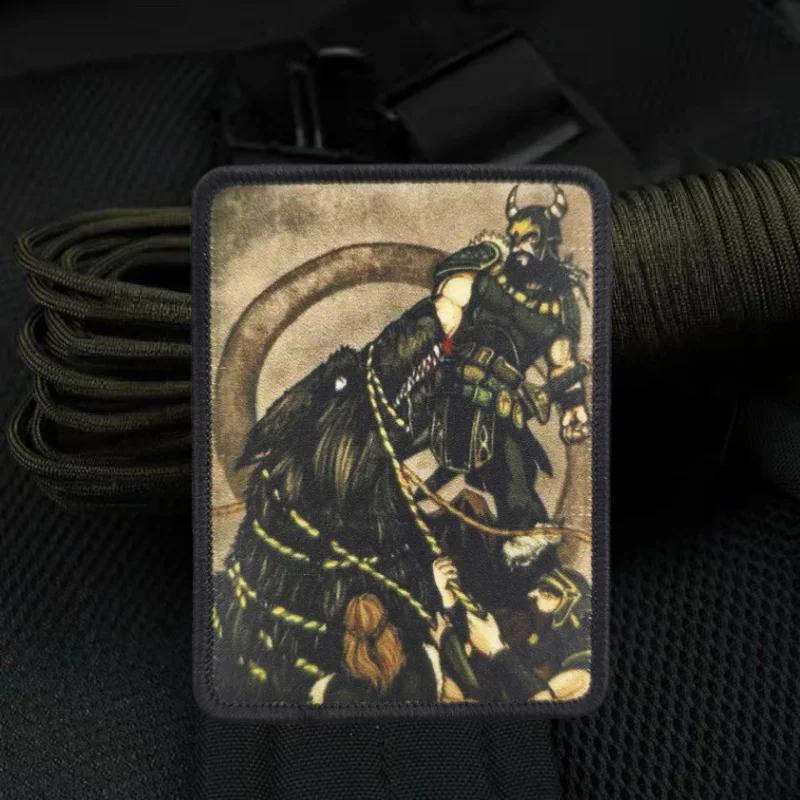 Parche militar velcro guerrero valiente para perro táctico - imagen 4