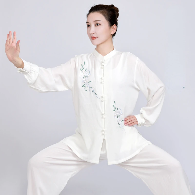 

Adult Tai Chi Uniforms Wushu Kung Fu Suit Traditional Chinese Clothing Martial Arts Wing Chun Suit Taichi Exercise Clothing