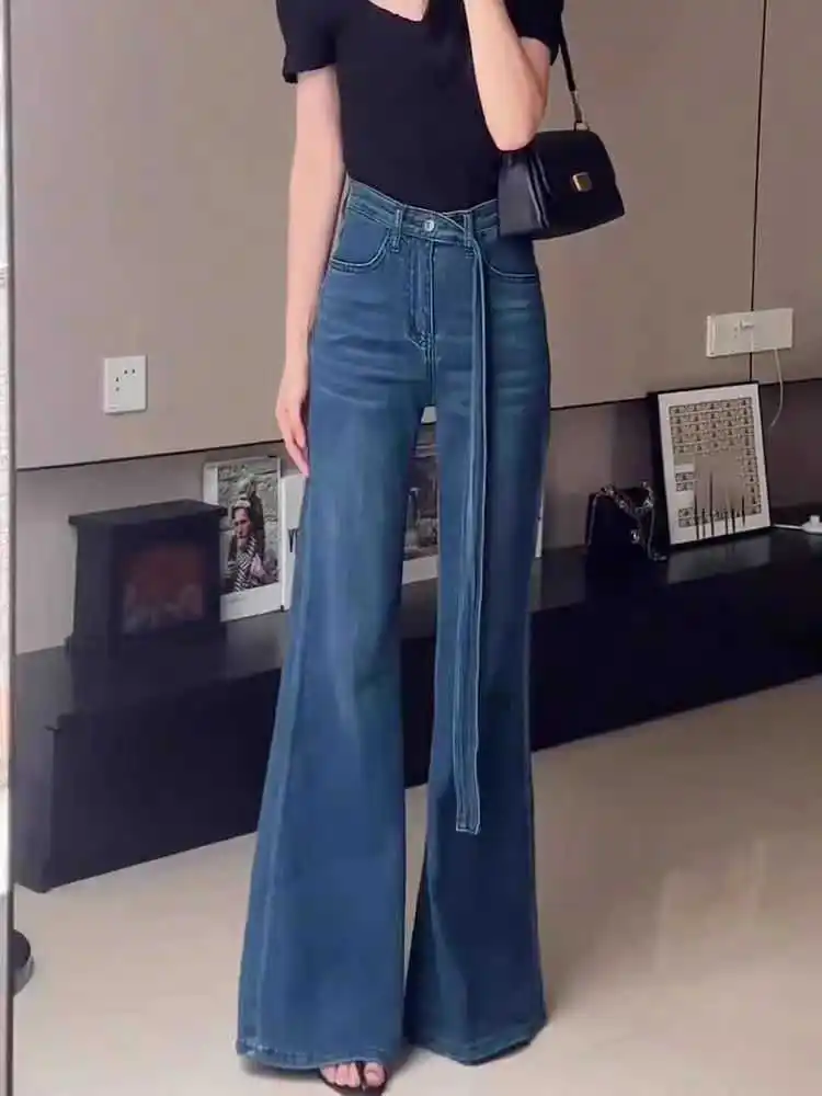 المرأة مضيئة الجينز Harajuku Y2k اليابانية 2000s نمط 90s الجمالية فضفاض سراويل جينز فاسق جان السراويل خمر Trashy الملابس