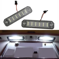 2PCS License Plate Light LED White License- Plate Light 6000k White No Error For Honda- Civic- EJ EK EM- EK9- EK4- Del Sol 92-00