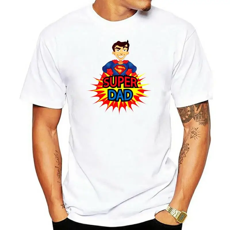 Super Dad Unisex T Shirt Present Casual Tee Shirt