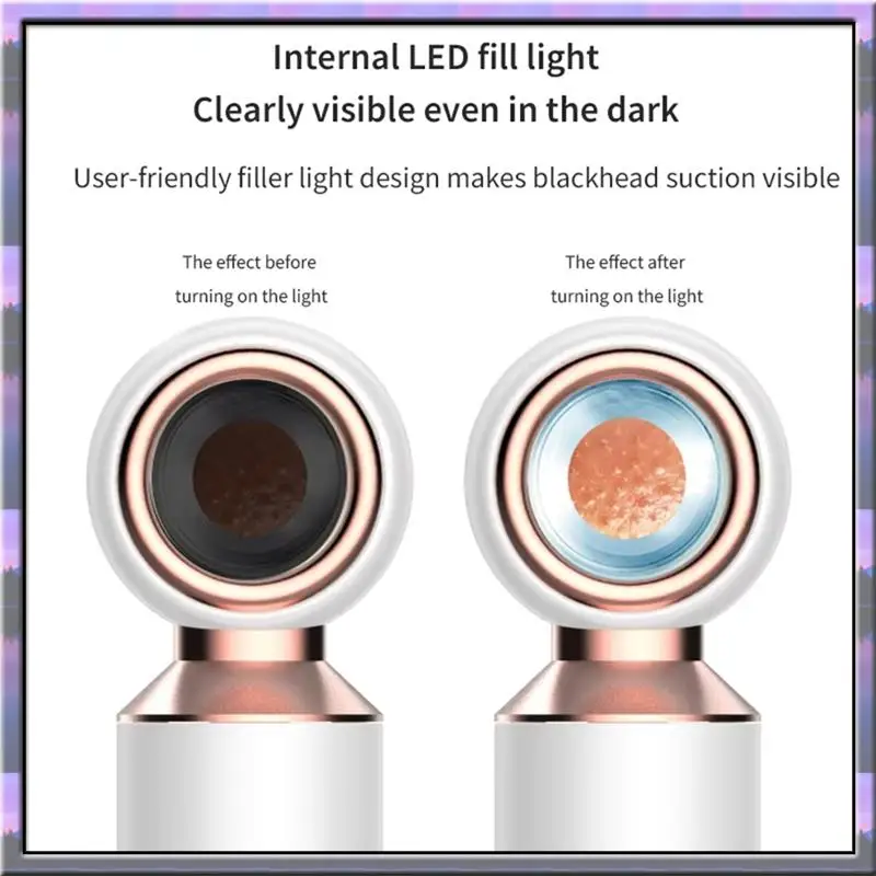 

A63P Top Blackhead Remover USB Rechargeable Vacuum Adsorption For Personal Health Care Green