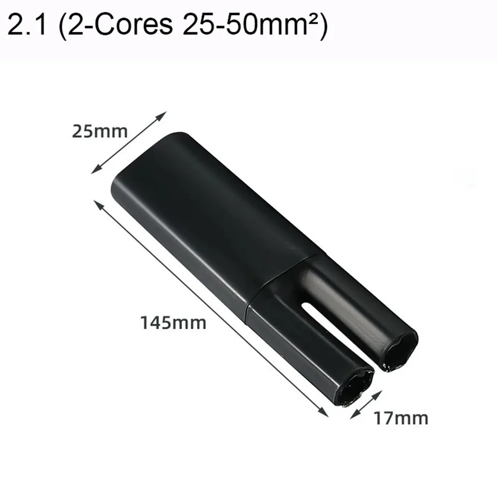 

Новая термоусадочная трубка 2/3/4/5/жид, водонепроницаемая с клеевым изоляционным рукавом, черная клеммная муфта для кабеля