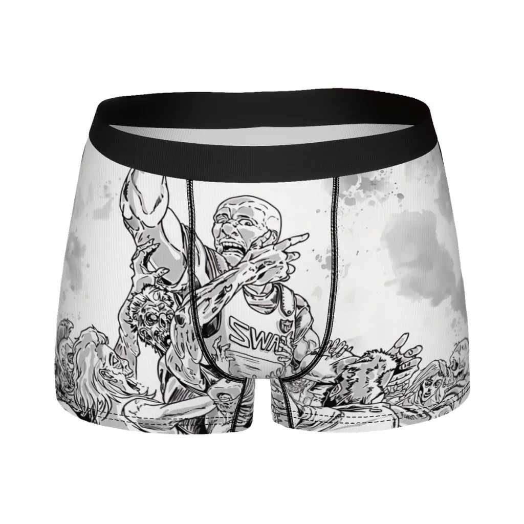 Zombie Attack The Walking Dead Underpants Homme Panties Male Underwear Ventilate Shorts Boxer Briefs