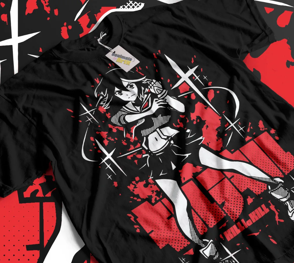 Kill La Kill Ryuko T-Shirt Girl Anime Manga Ryuko Matoi Senketsu Waifu Soft Tee