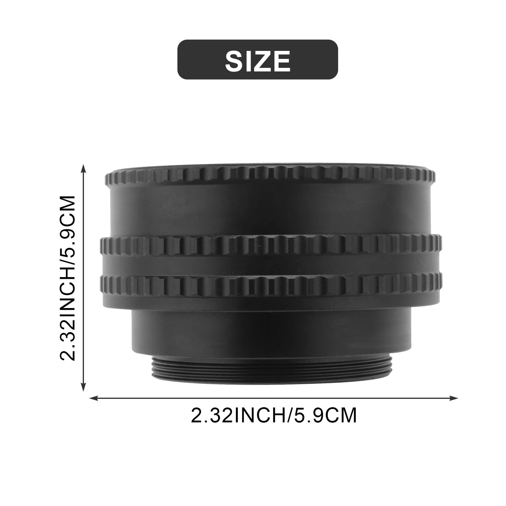 A26P Hot M42 To M42 Lens Adjustable Focusing Helicoid Macro Tube Adapter-17mm To 31mm