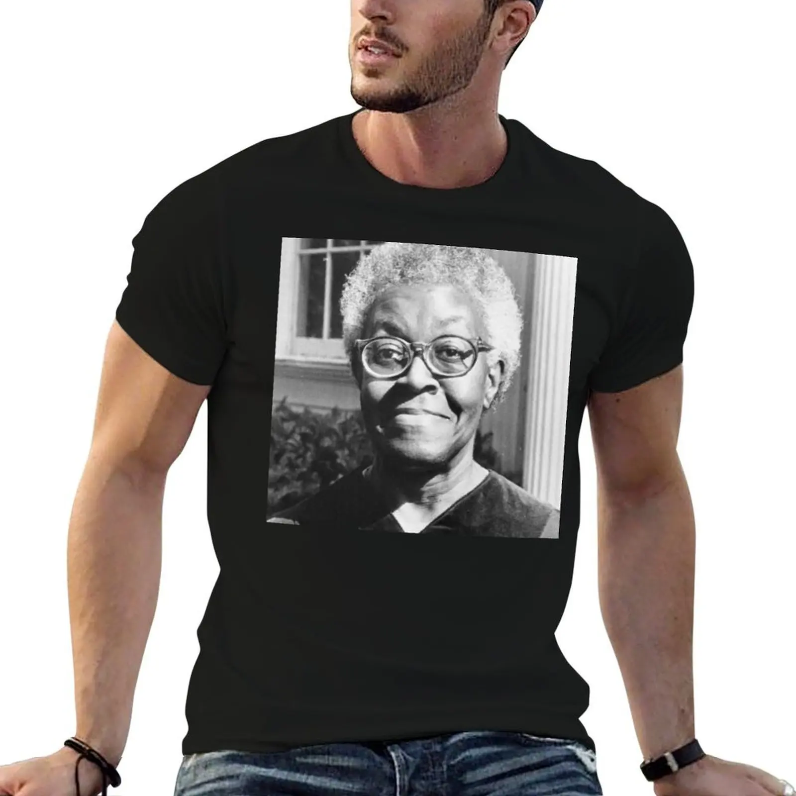Gwendolyn Brooks American Poet T-Shirt boys whites oversize t-shirts man Men's cotton t-shirt