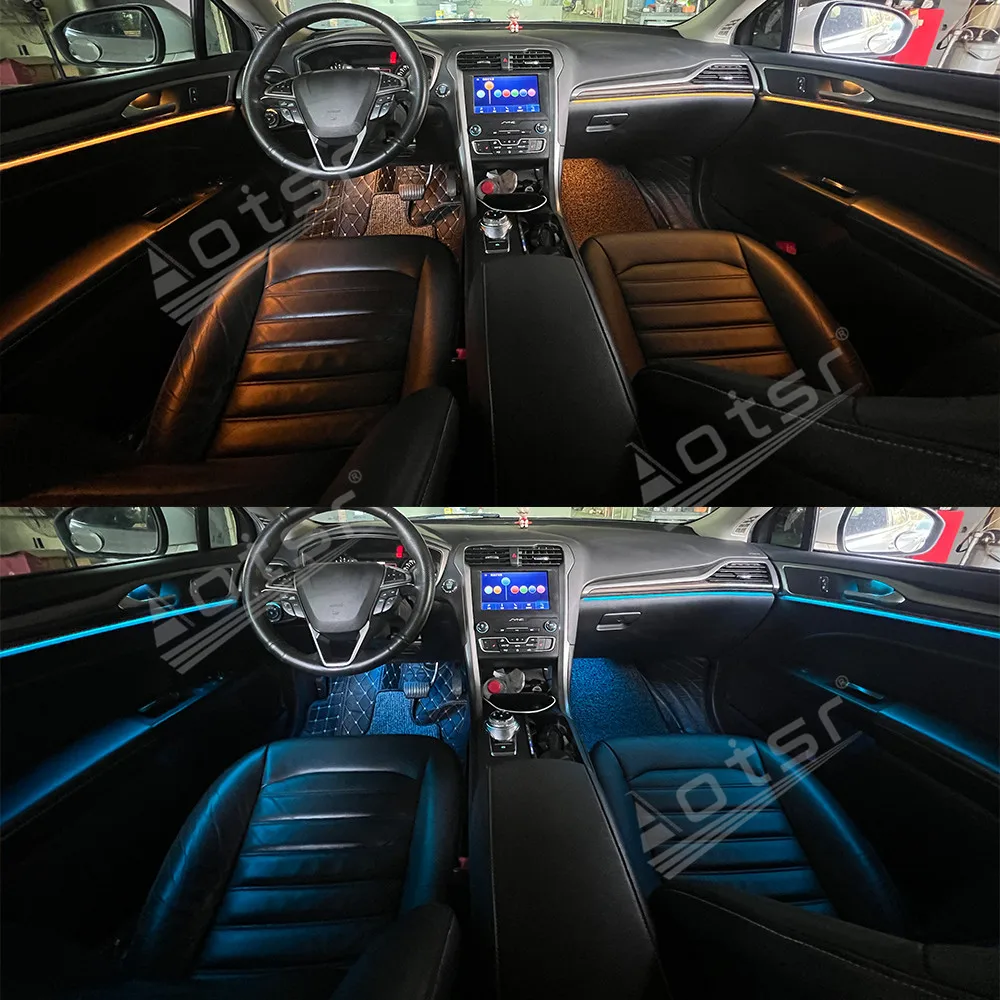 For Ford Mondeo Fusion MK5 EVOS 2013~2021 Plug and Play Ambient Light Upgrade Dynamic Atmosphere Lamp Mobile APP Operation