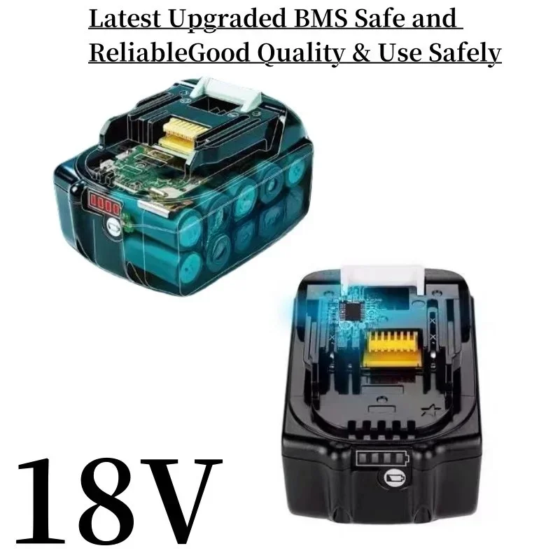 Für 18V Makita Elektrowerkzeug-Akku / 8000mAh Akku BL1815, BL1820, BL1830, BL1840, BL1850, BL1860