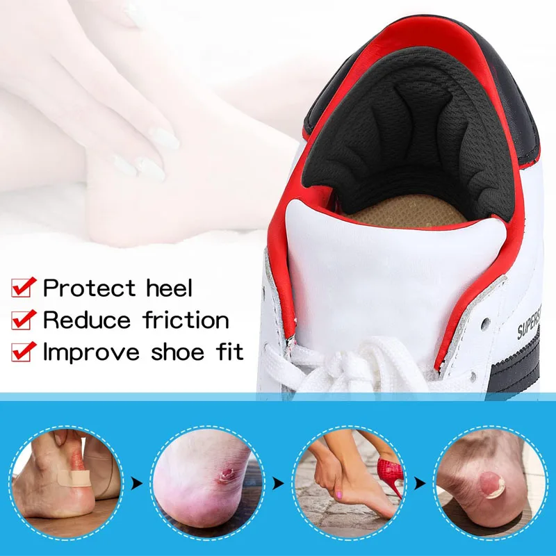 4/8 Stück/Set Einlegesohlen für Schuhe, Fersenpolster, Fersenschutz für Sneaker, verstellbare Größe, Fußpolster, rutschfeste Schuheinlage, Einlegesohle – Detail 11