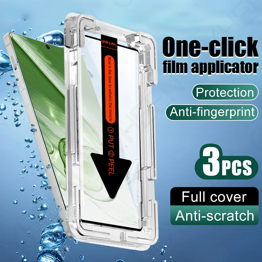 

3Pcs Protective Film Glass smartphone for Samsung S25 Ultra S24Plus Full Cover Phone Screen Protector S23 S22 Tempered Glass S21