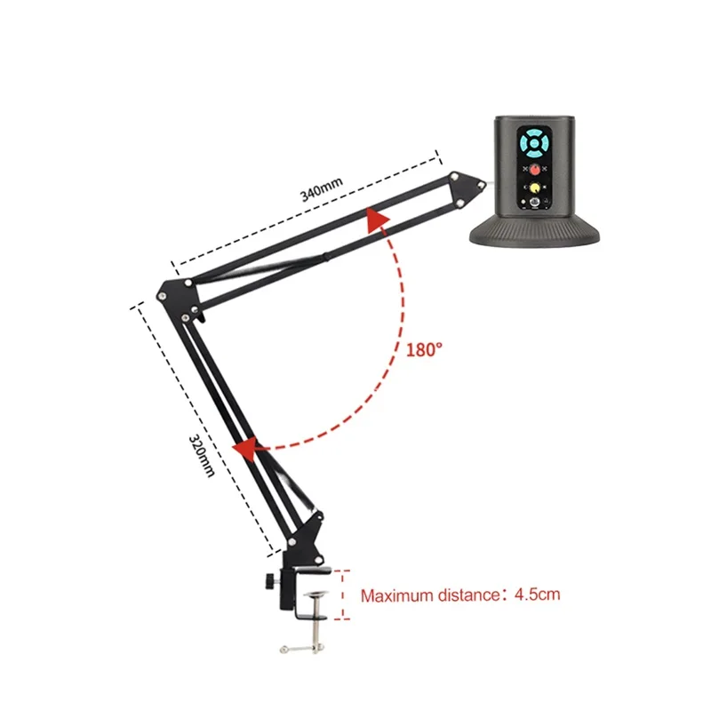 SUNSHINE MS10E-05 4K HD Digital Microscope Universal Stand Without Screen Support External Monitor For Mobile Phone Repair