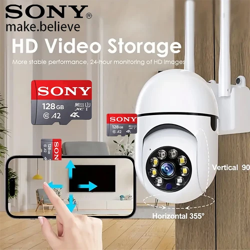 Imagen 2 del producto SONY Mini tarjeta de memoria SD de alta velocidad 256GB Clase 10 A2 U4 4K tarjeta Micro SD/TF 64GB 128GB 512GB 1TB para cámara de teléfono CCTV Drone