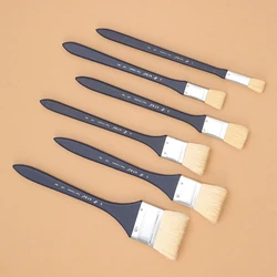 6 single-pack wool brush brush, fine art painting gouache watercolor paint oil painting special row brush, shading brush