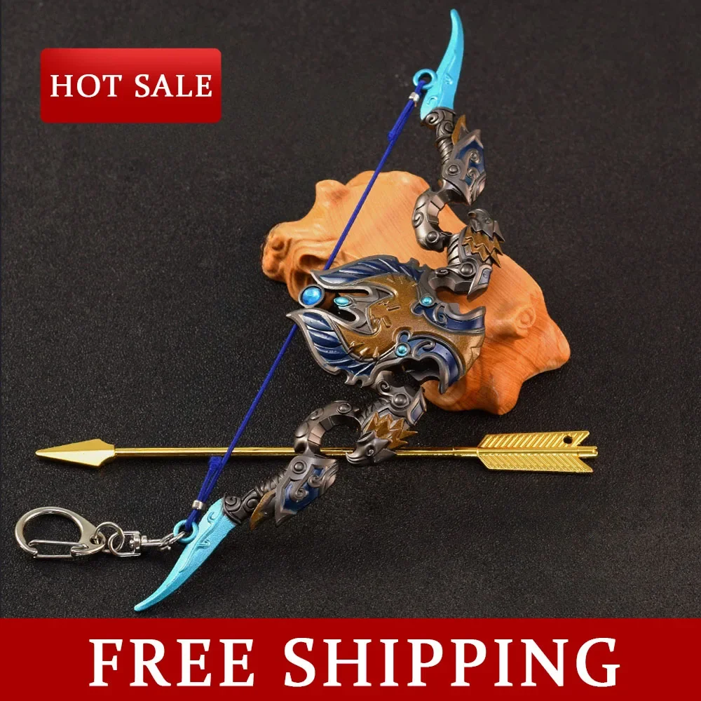 

18CM World of Warcraft Thoridal the Stars Fury Game Periphery Full Metal Craft Weapon Ornaments Collectible Models Safe Boy Toy