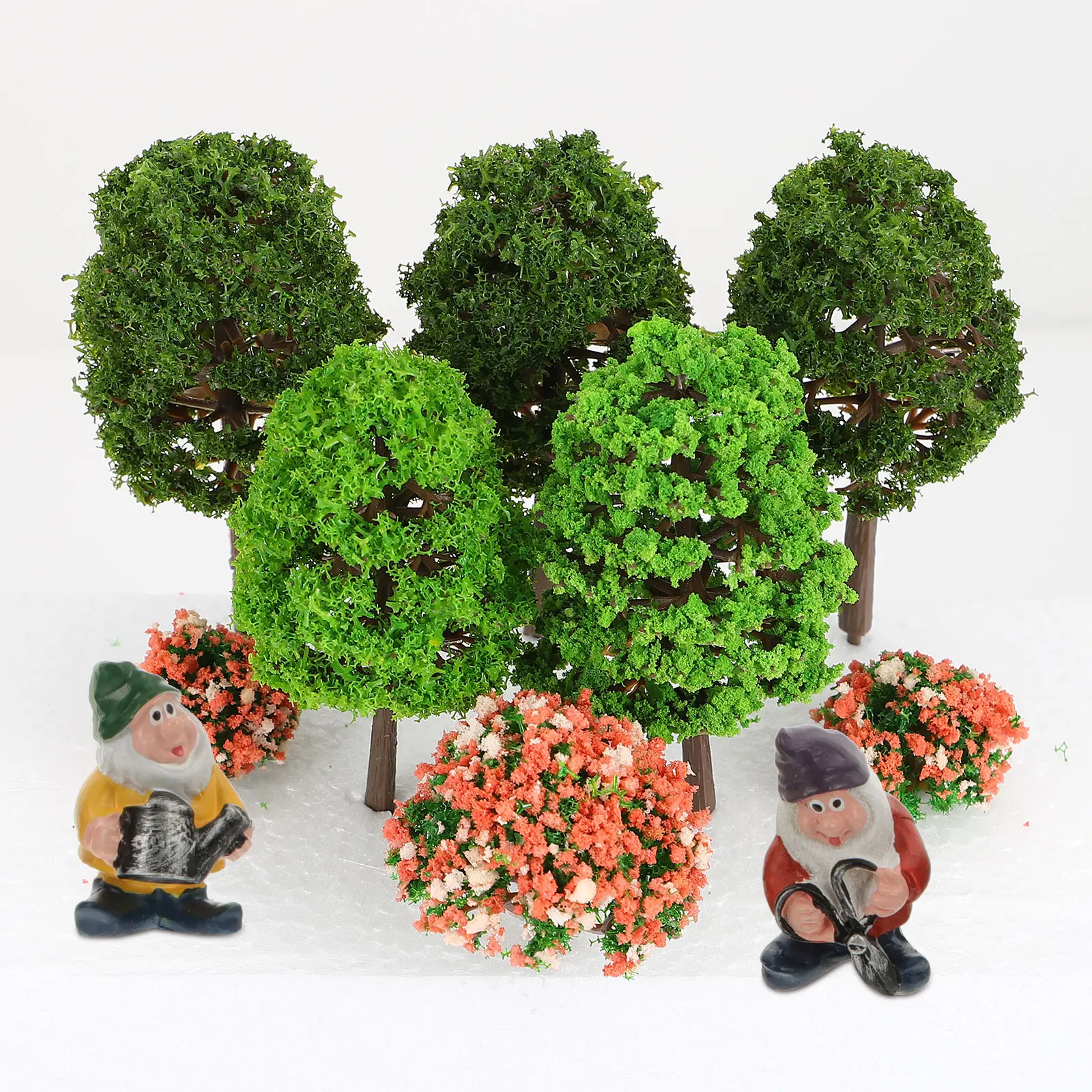 

7Pcs Resin Garden Dwarf Ornaments Mini Desktop Decoration Cake Topper Microlandscape Tabletop Decor Dwarf Ornament