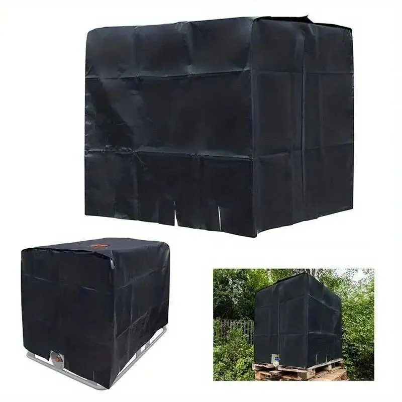 1pc Bucket Cover 1000L Outdoor Water Tank Cover Thermal Insulation Factory Waterproof and Dustproof Bucket Cover