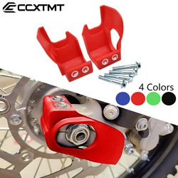 Plastic Front Fork Shoe Cover Lower Leg Guard Protector For Honda CRF CRF250R CRF250RX CRF250X CRF300RX CRF450R CRF450RX CRF450X