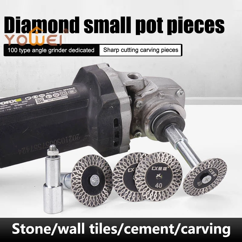 Latest Cutting Disc For Grinder Granite Stone Material Concrete Carving Disc 4 Cm Grinding Diamond Saw Dry Cutting