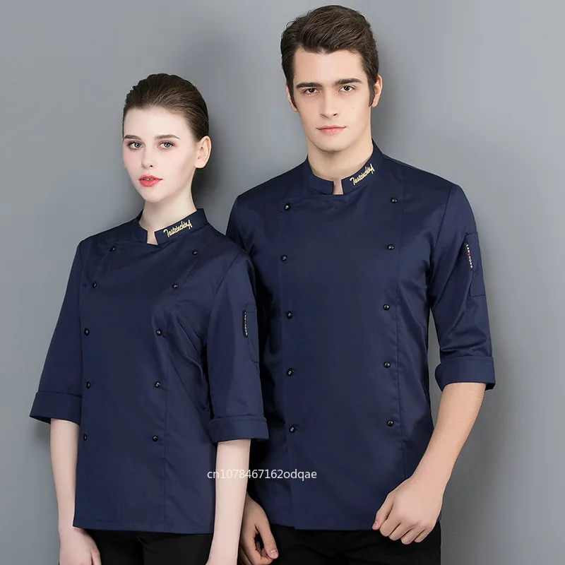 chef-workwear-for-men-master-seven-quarter-sleeve-breathable-restaurant-kitchen-chef-uniform-summer-baking-cotton-workweara01