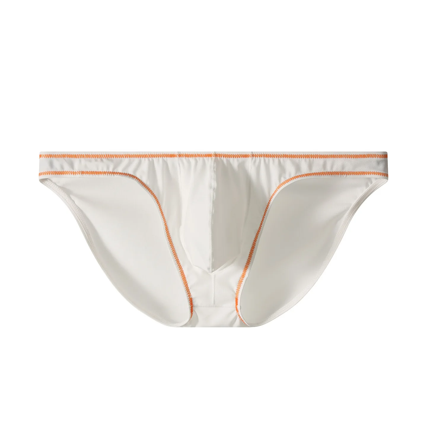 

Elastic Men's Low-rise Triangle Briefs, Large Pouch Bikini Style Mini Underwear for Cross-border